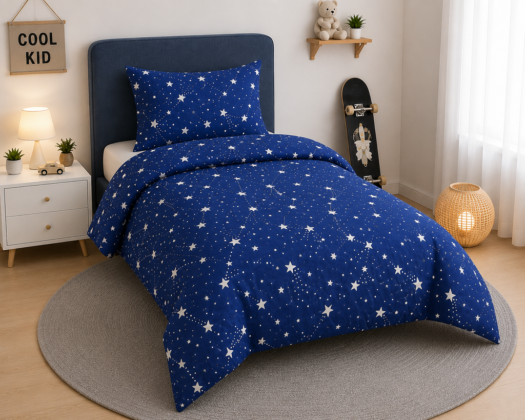 Printed Kids Bed Sheet Set