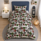 Printed Kids Bed Sheet Set