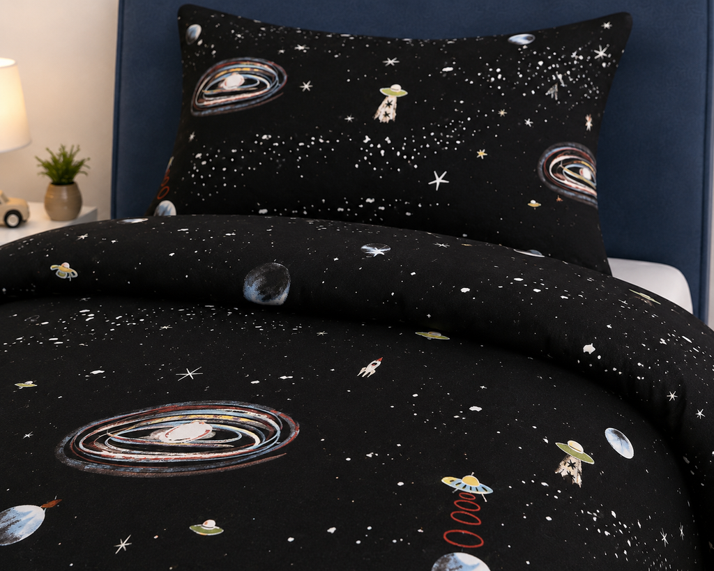 Printed Kids Bed Sheet Set