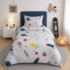 Printed Kids Bed Sheet Set