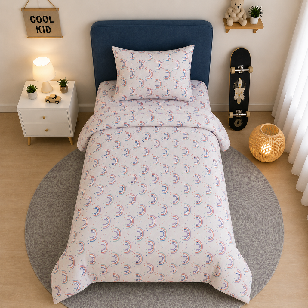 Printed Kids Bed Sheet Set