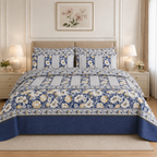 Bohemian Stripe Cotton Printed Quilt Cover Set