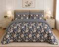 Emerald Meadow Floral Cotton Printed Quilt Cover Set