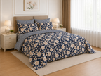 Emerald Meadow Floral Cotton Printed Quilt Cover Set