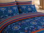 Ethnic Floral Cotton Printed Quilt Cover Set