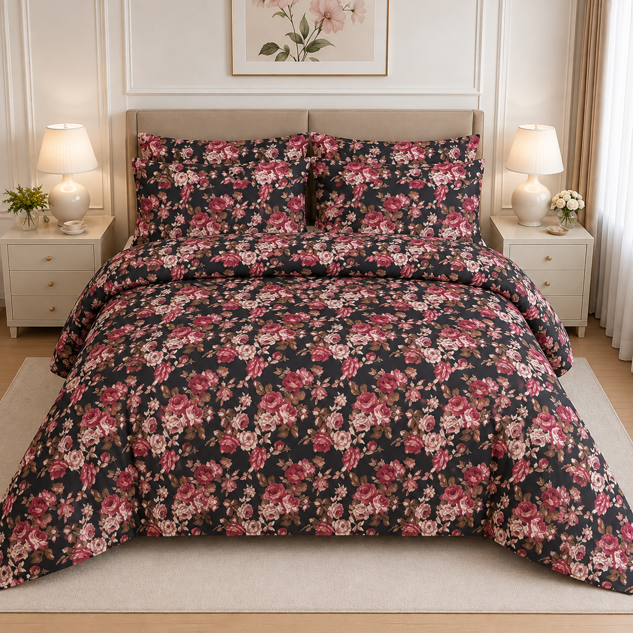 Cotton Printed Quilt Cover Set