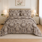 Vintage Rose Cotton Printed Quilt Cover Set