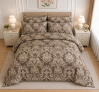 Vintage Rose Cotton Printed Quilt Cover Set