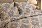 Dark Floral Cotton Printed Quilt Cover Set