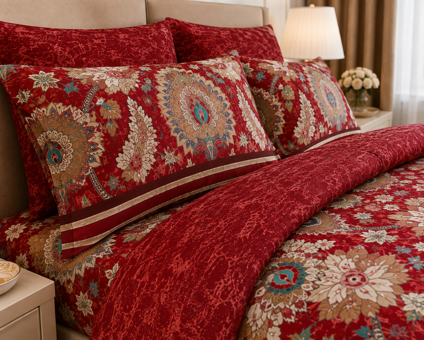 Cotton Printed Quilt Cover Set