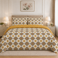 Monochrome Tree Cotton Printed Quilt Cover Set
