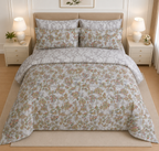 Deep Forest Cotton Printed Bed Sheet Set