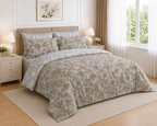 Deep Forest Cotton Printed Bed Sheet Set