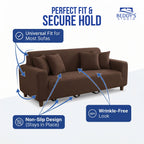 Stripe Tile Jacquard Sofa Cover