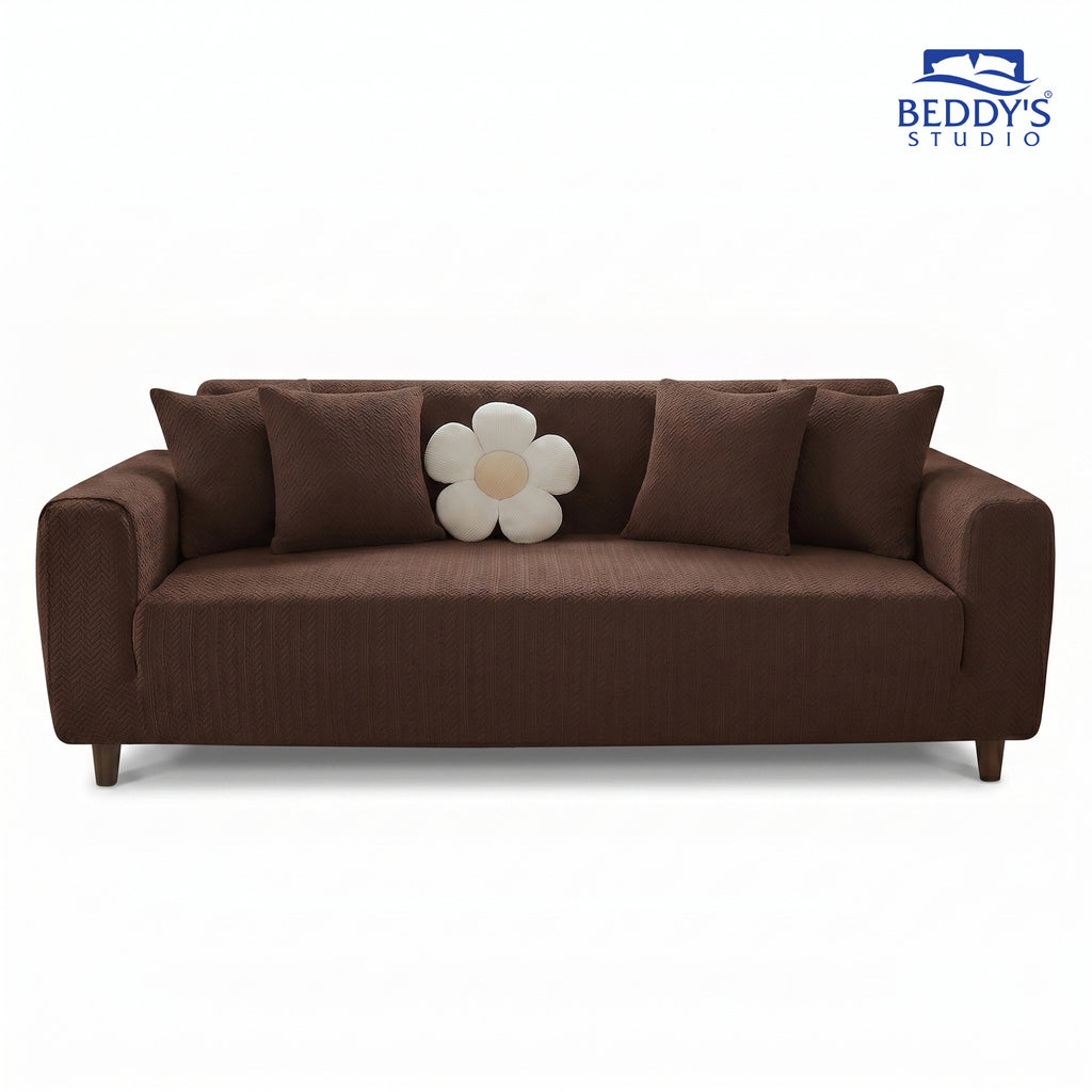 Stripe Tile Jacquard Sofa Cover