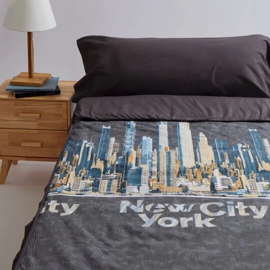 New York - Printed Kids Bed Sheet Set