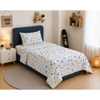 Muted Starry Night Kids Bed Sheet Set