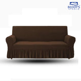 Turkish Sofa Cover - Dark Brown