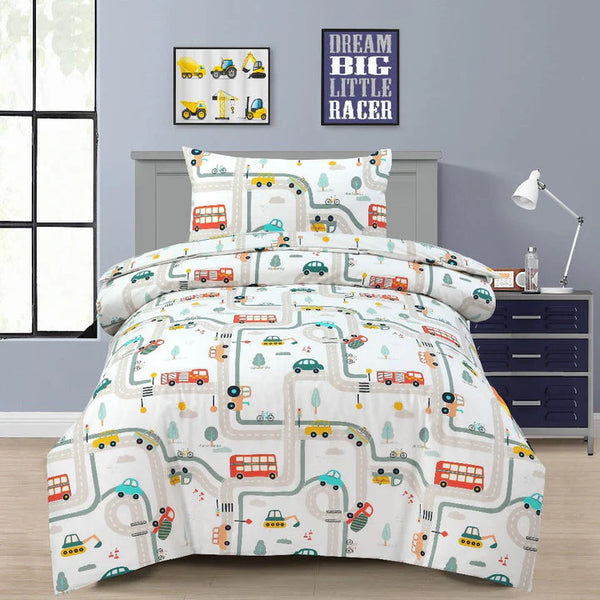 Printed Kids Quilt Cover Set