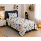 Deep Paint Printed Kids Bed Sheet Set