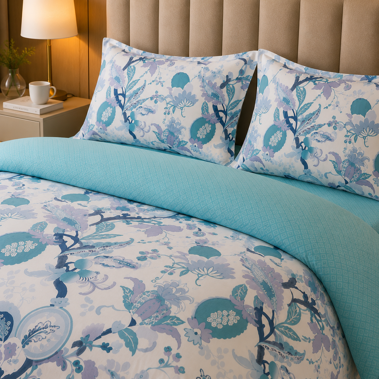 Percale Cotton Printed Quilt Cover Set