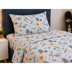 Deep Paint Printed Kids Bed Sheet Set
