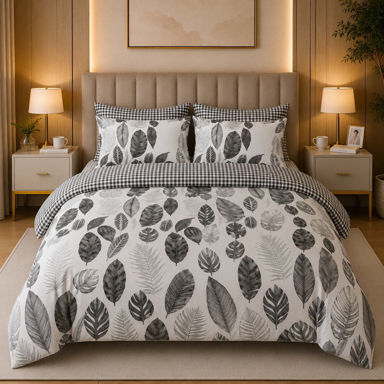 Percale Cotton Printed Quilt Cover Set