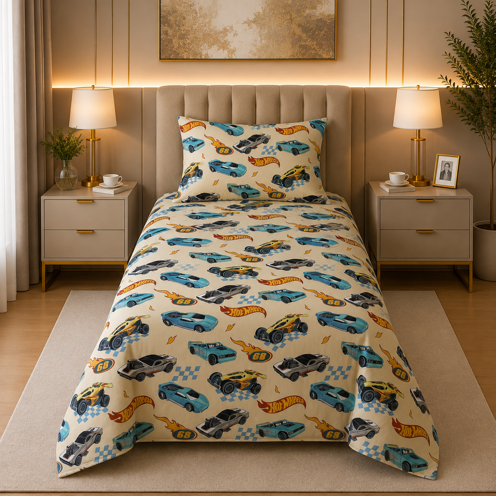 Printed Kids Quilt Cover Set