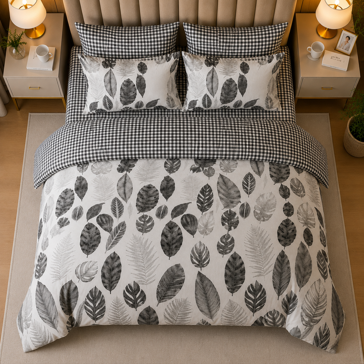 Percale Cotton Printed Quilt Cover Set