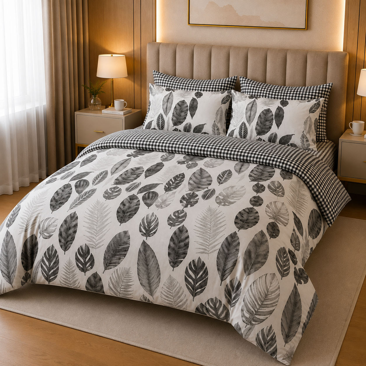 Percale Cotton Printed Quilt Cover Set