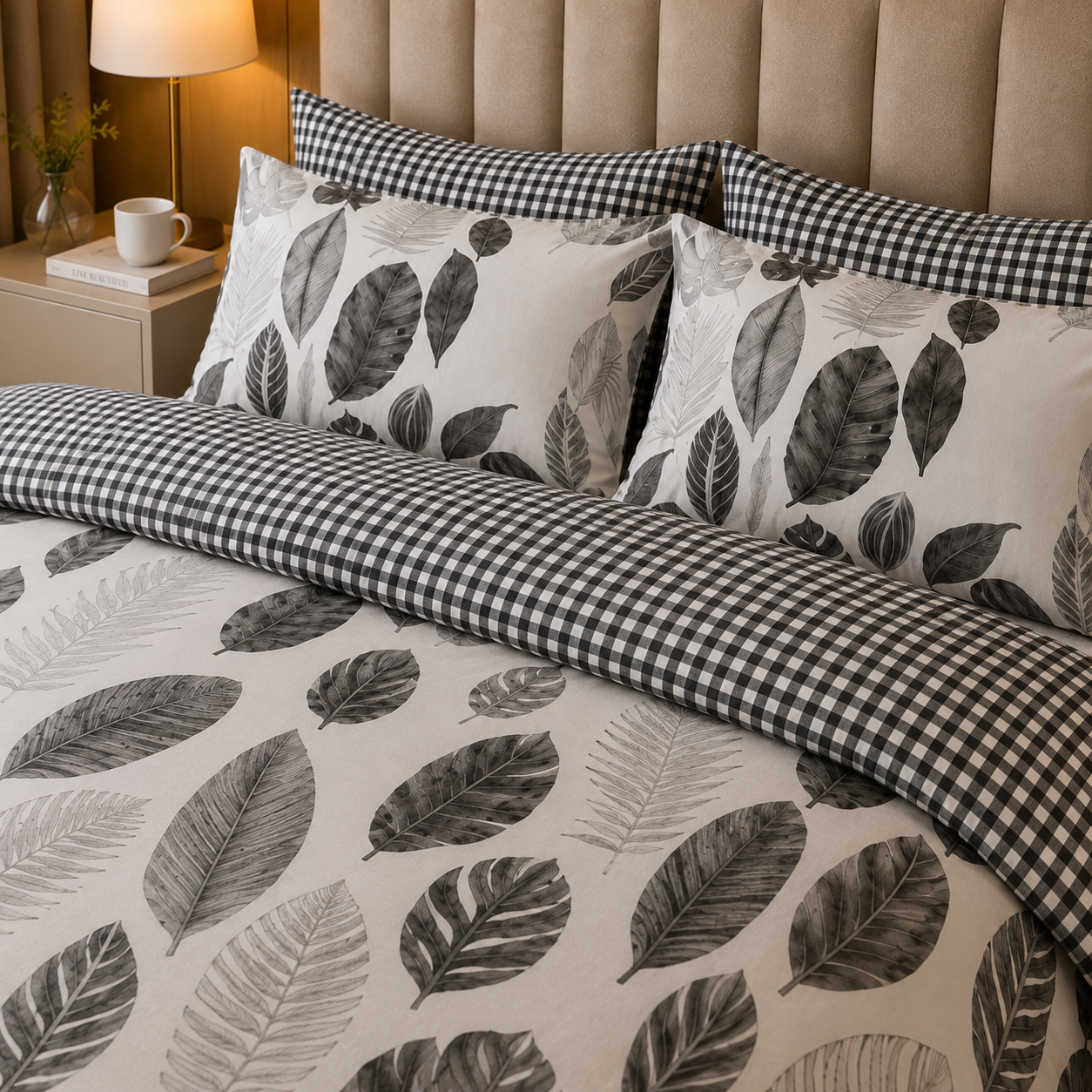 Percale Cotton Printed Quilt Cover Set