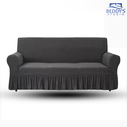 Turkish Sofa Cover - Dark Grey