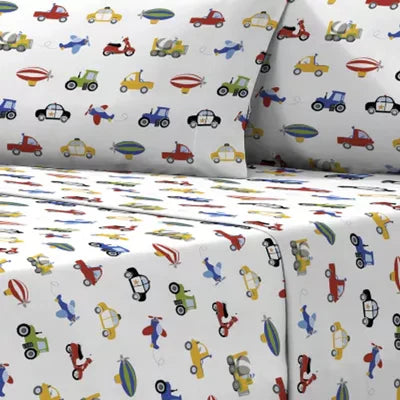 Toy Car's - Printed Kids Quilt Cover Set