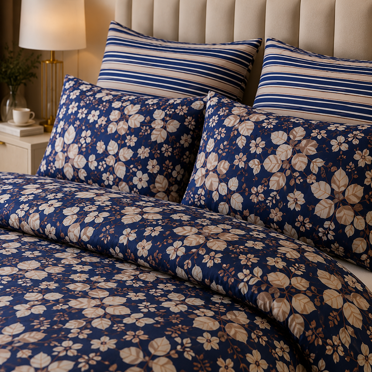 Percale Cotton Printed Quilt Cover Set