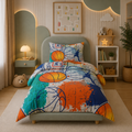 Basketball Sports Cotton Printed Quilt Cover Set