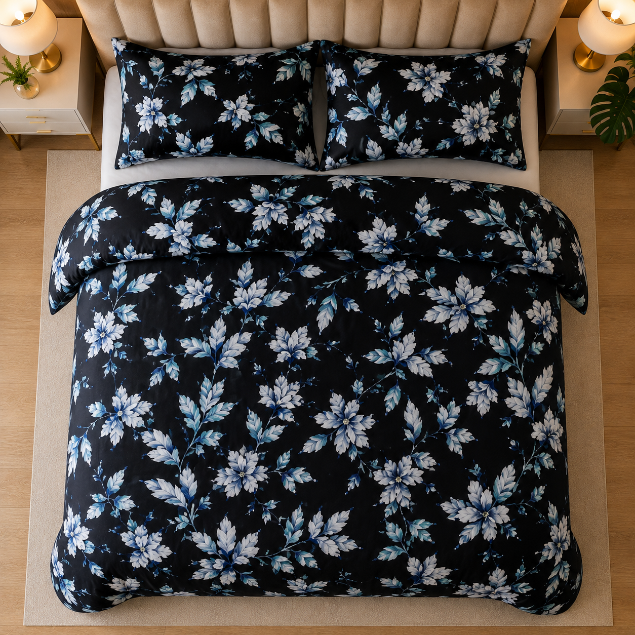 Percale Cotton Printed Quilt Cover Set