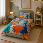 Basketball Sports Cotton Printed Quilt Cover Set