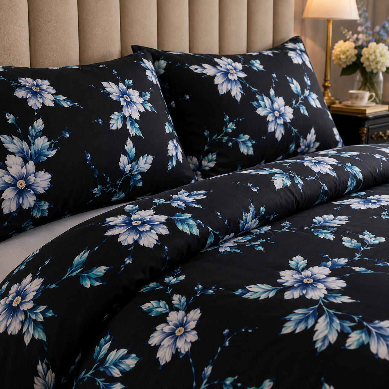 Percale Cotton Printed Quilt Cover Set