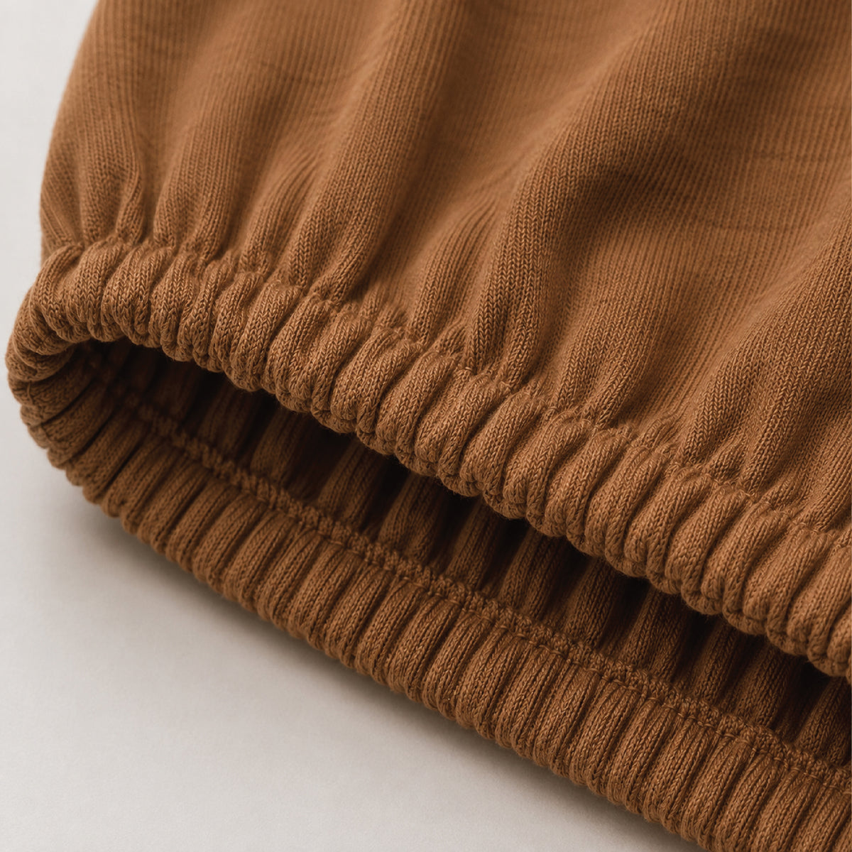 Jersey Cotton Chair Cover Set - Light Brown