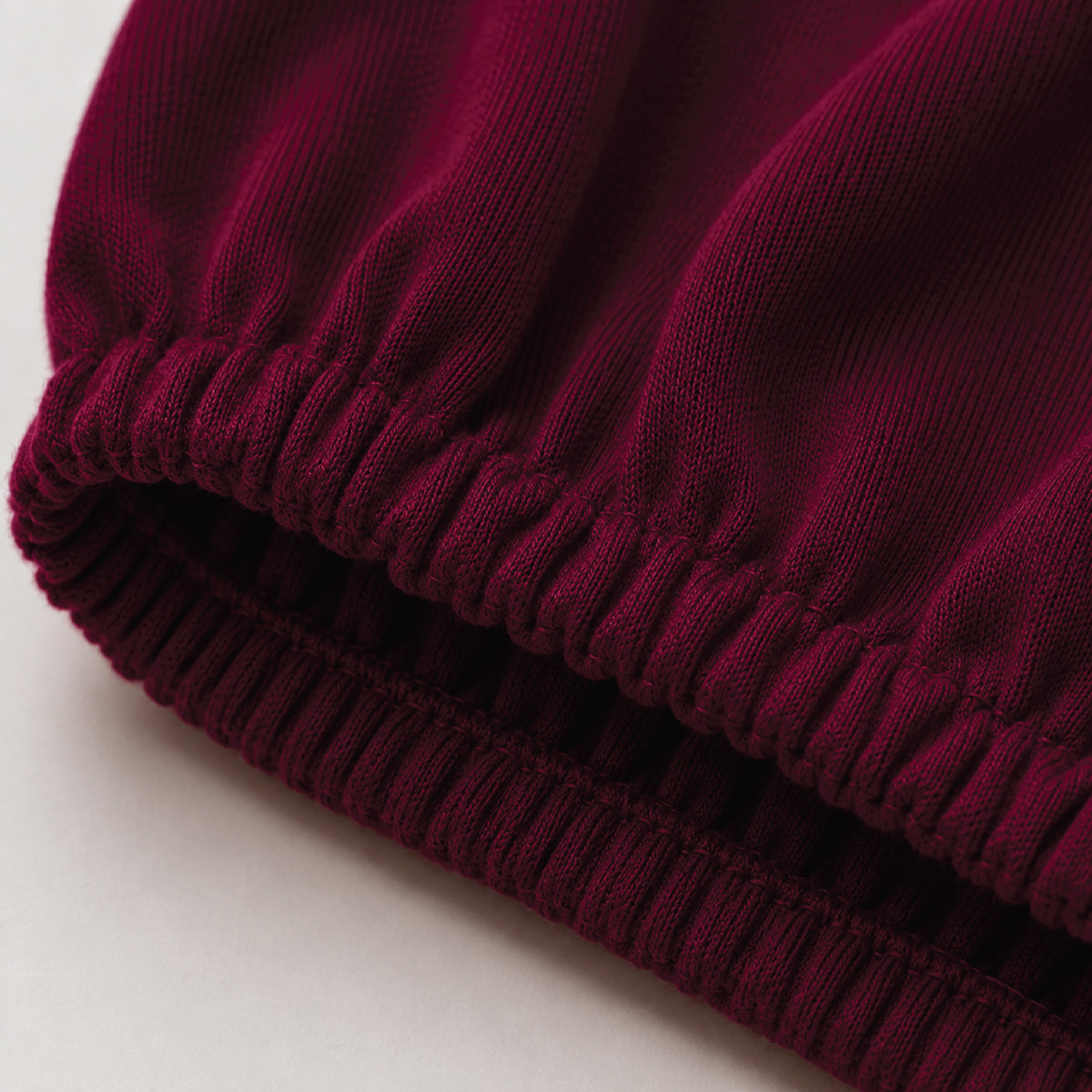 Jersey Cotton Chair Cover Set - Maroon