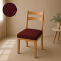 Jersey Cotton Seat Cover For Chair - Maroon
