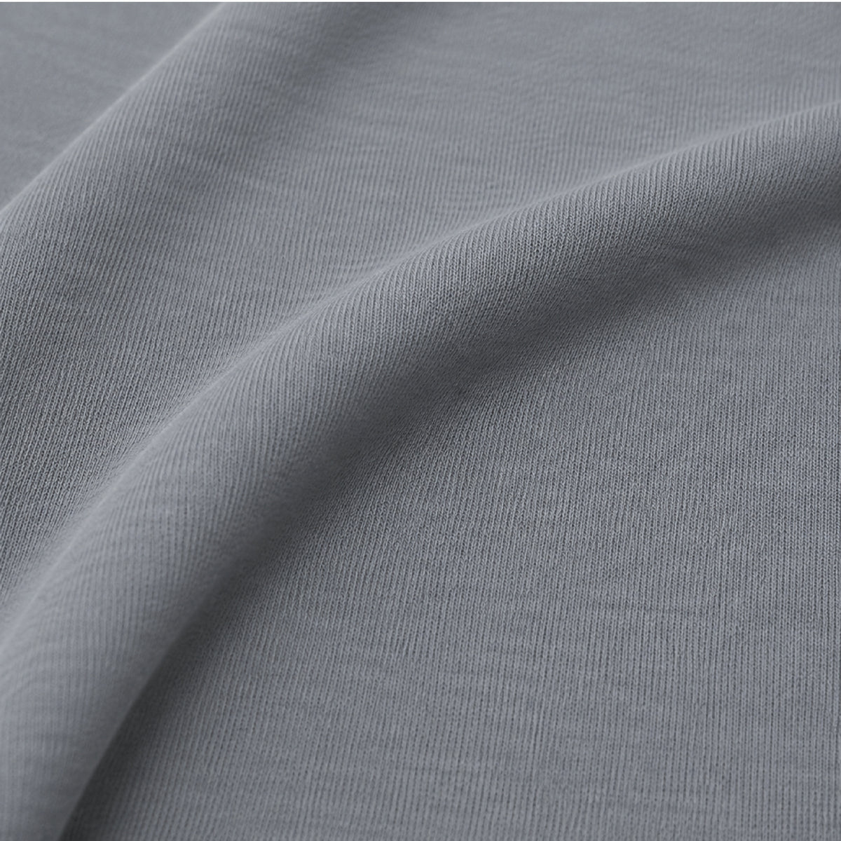 Jersey Cotton Chair Cover Set - Light Grey