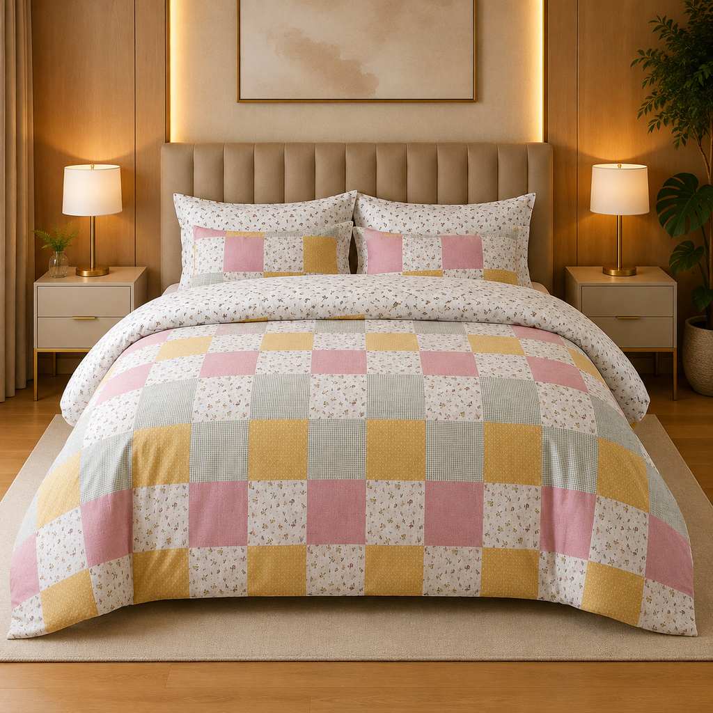 Percale Cotton Duvet Cover Set