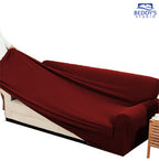 Jersey Sofa Covers - Mehroon