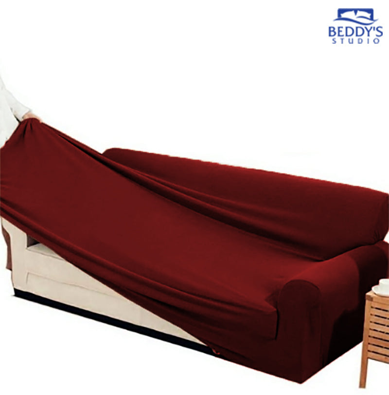 Jersey Sofa Covers - Mehroon