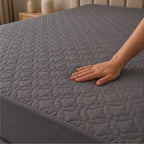 Quilted Waterproof Mattress Protect - Grey