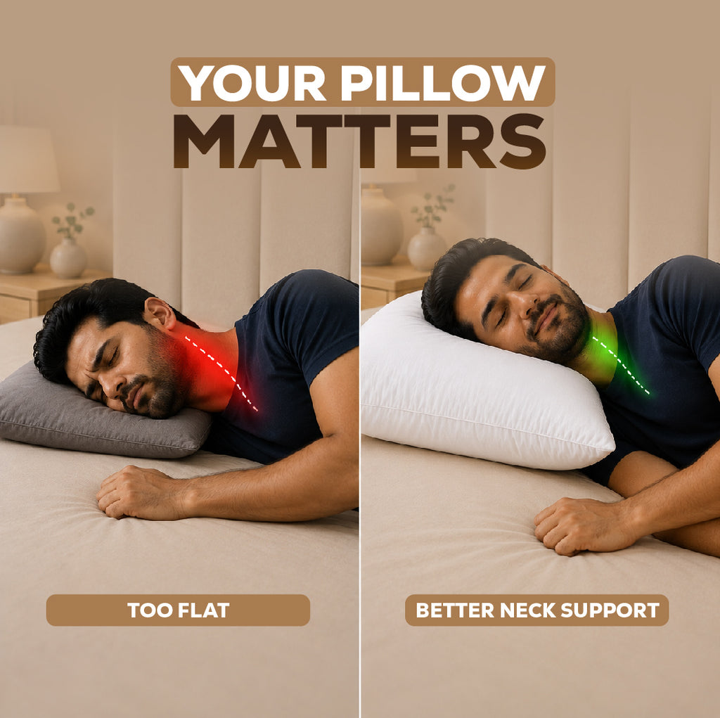 Medicated Pillow for Neck Pain (Hollow Fiber)
