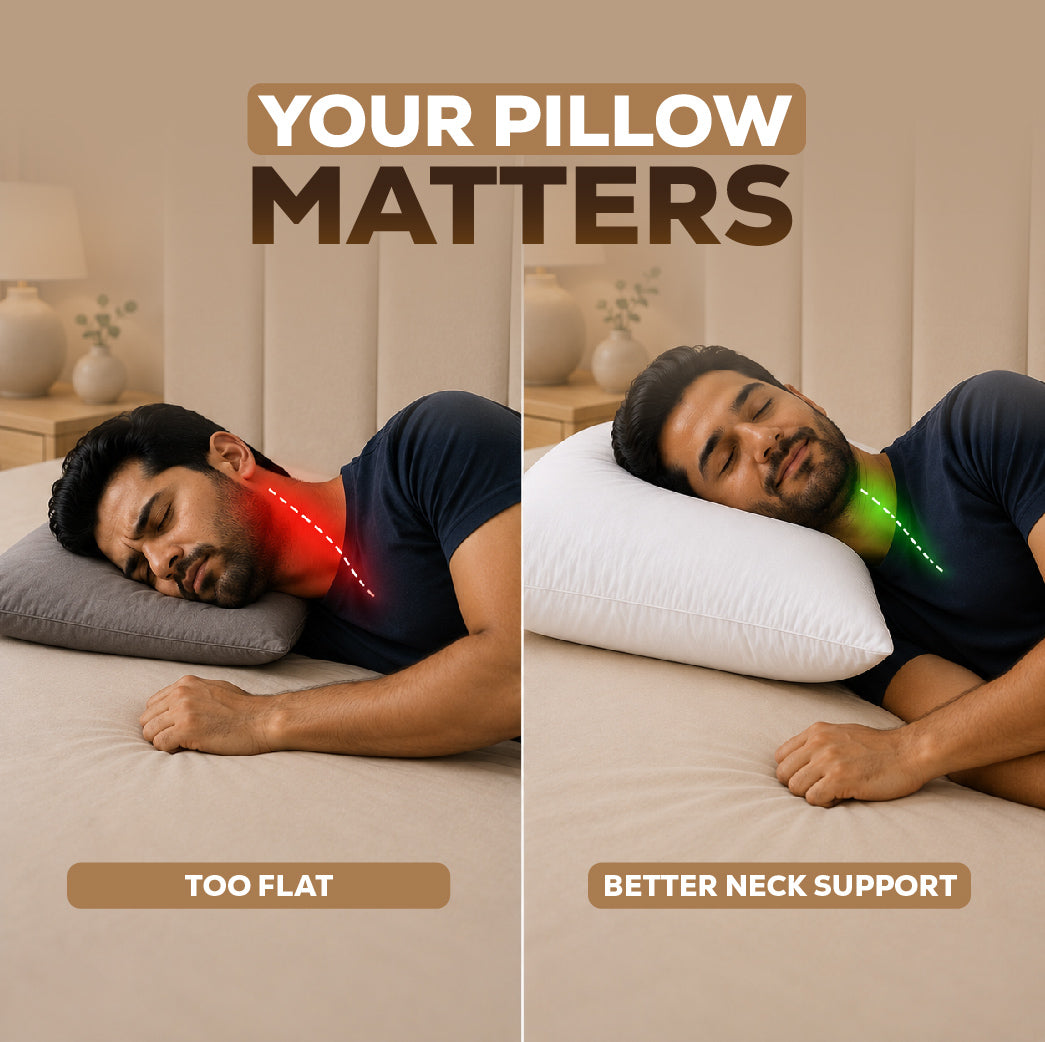 Medicated Pillow for Neck Pain (Hollow Fiber)
