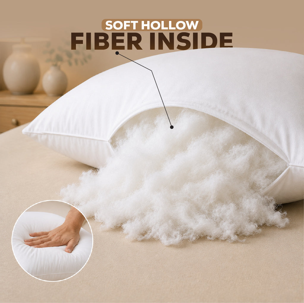 Medicated Pillow for Neck Pain (Hollow Fiber)