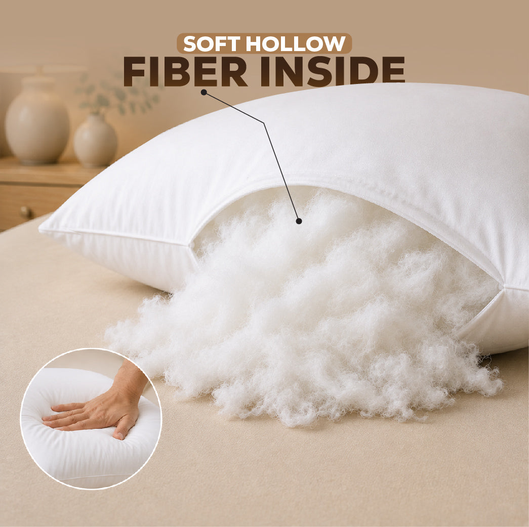 Medicated Pillow for Neck Pain (Hollow Fiber)